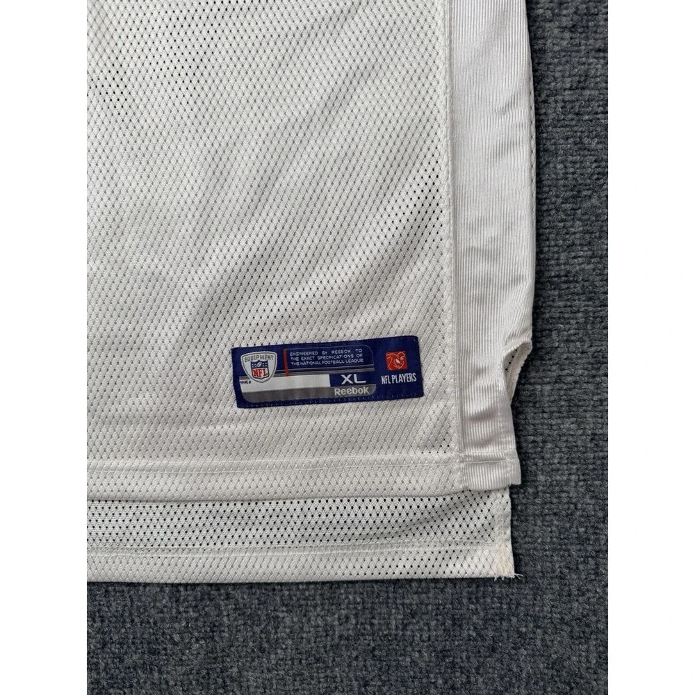Boys NFL Reebok Steelers Polamalu #43 On Field Jersey White, Size XL 18-20 Years